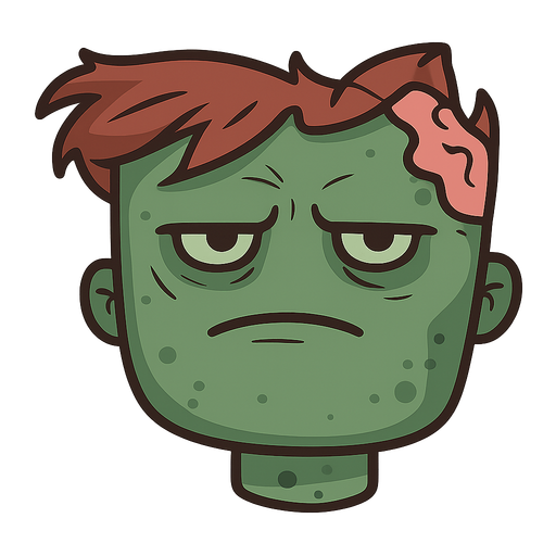 zombi
. No background. Transparent background. Blank background. No shadows. 2d. In-Game asset. flat