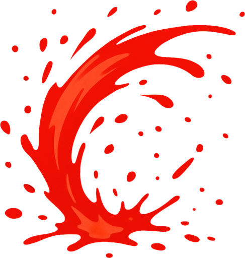 kan efekti.
In-Game asset.  2d.  High contrast.  No shadows