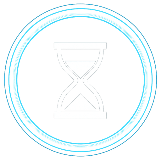 white hourglass icon