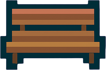 Park tile 2d pixilated topdown.
In-Game asset.  2d.  High contrast.  No shadows