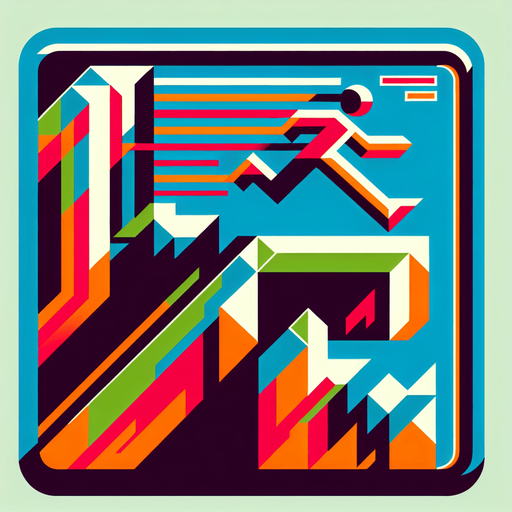 Vector runner.
Single Game Texture.  In-Game asset.  2d.  Blank background.  High contrast.  No shadows