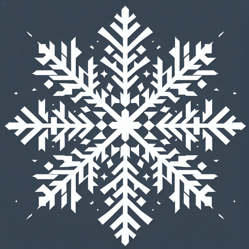basic snowflake. white

Single Game Texture. In-Game asset. 2d. Blank background. High contrast. No shadows.