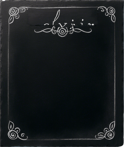 Word "ELIXIR" in chalk close to the top