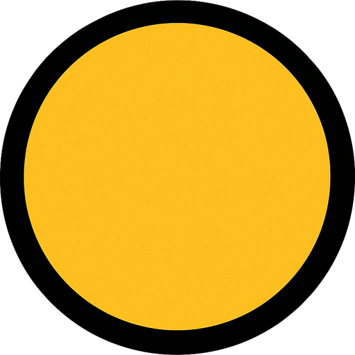 Circle.
In-Game asset.  2d.  High contrast.  No shadows