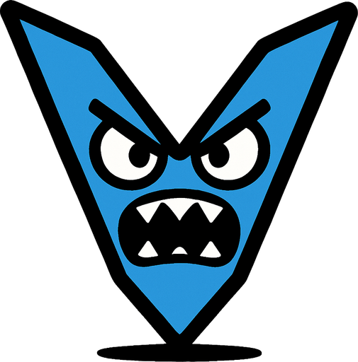 V shape Blue 2d enemy for asset...
In-Game asset.  2d.  High contrast.  No shadows