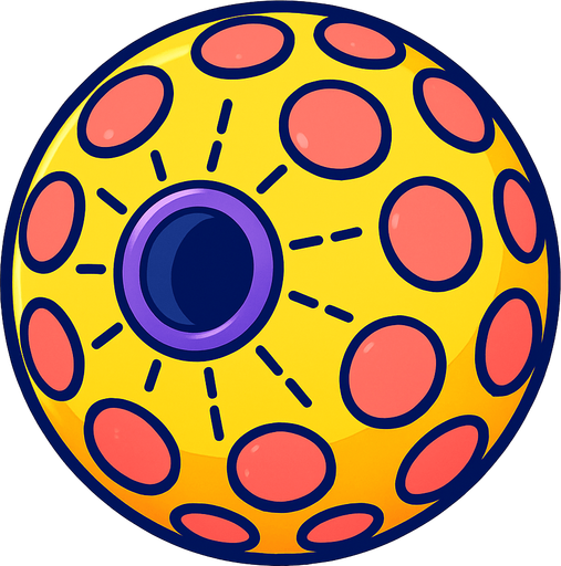 zorbing ball.
In-Game asset.  2d.  High contrast.  No shadows