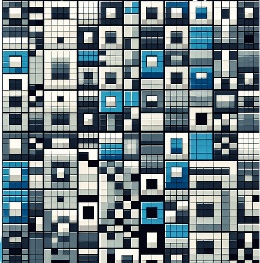 Background with lots of squares.
Single Game Texture.  In-Game asset.  2d.  Blank background.  High contrast.  No shadows