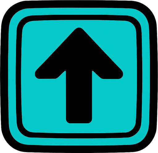 up button.
In-Game asset.  2d.  High contrast.  No shadows