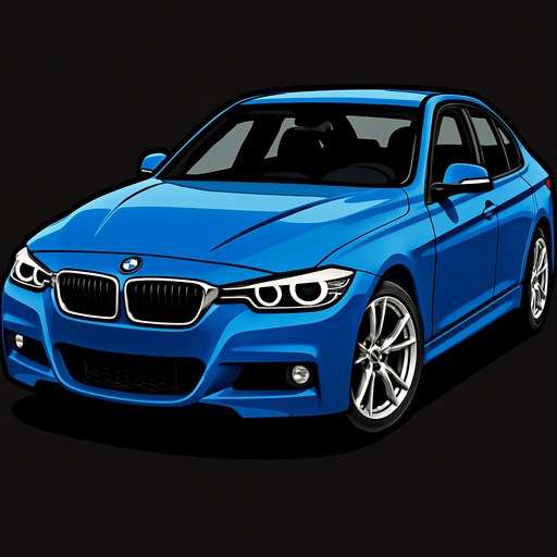 A realistic 
bmw car.
In-Game asset.  2d.  High contrast.  No shadows