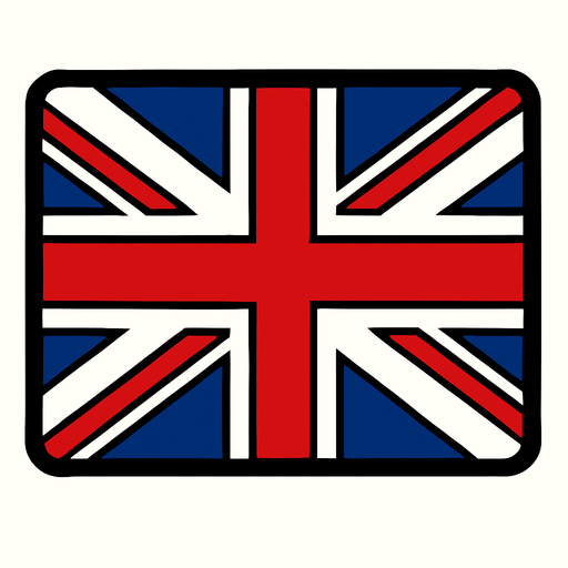 İngiliz bayrağı.
In-Game asset.  2d.  High contrast.  No shadows