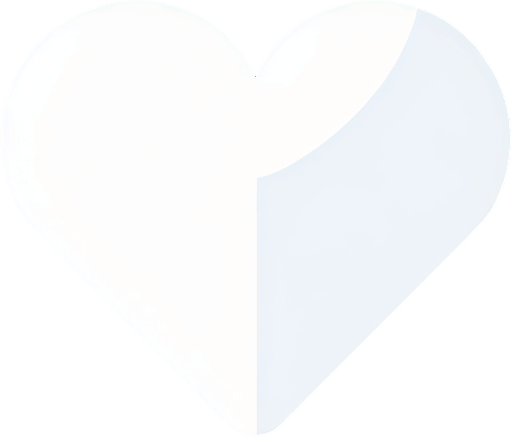 a basic white heart..
game icon