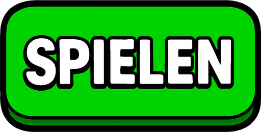 SPIELEN GREEN BUTTON.
In-Game asset.  2d.  High contrast.  No shadows