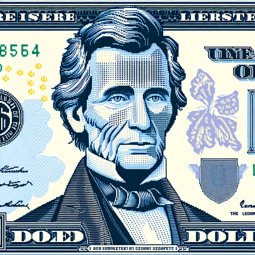 Dollar bill. Perspective.
video game sprite