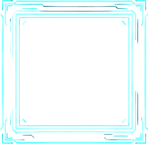 square with Neon dark blue borders, simple, cyberpunk, 2d.
Single Game Texture. In-Game asset. 2d. Blank background. High contrast. No shadows.