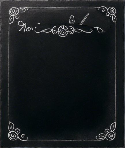 "NOVICE BLEND" handwritten in chalk