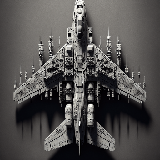 vertical top down war full bulk shark armored scifi plane
Single Game Texture.
