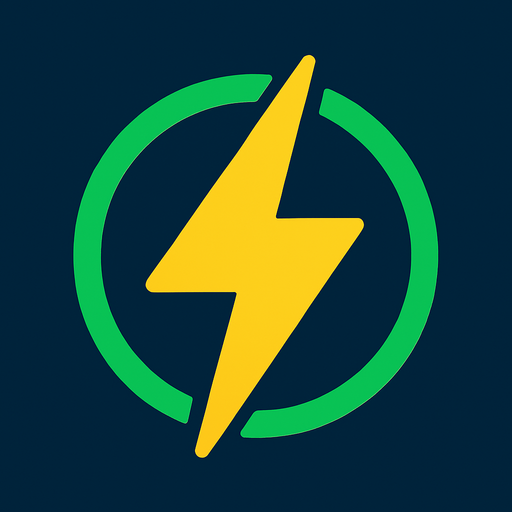 Icono de energia.
In-Game asset.  2d.  High contrast.  No shadows