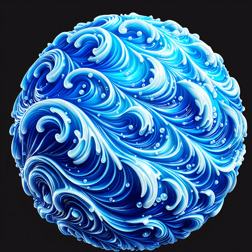 Water.
Single Game Texture.  In-Game asset.  2d.  High contrast.  No shadows. Water