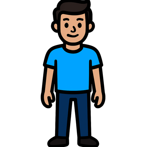 İnsan.
In-Game asset.  2d.  High contrast.  No shadows