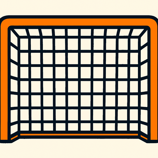 post seen from front and no fill in net