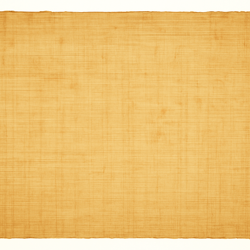 thin and long papyrus paper. Horizontally long