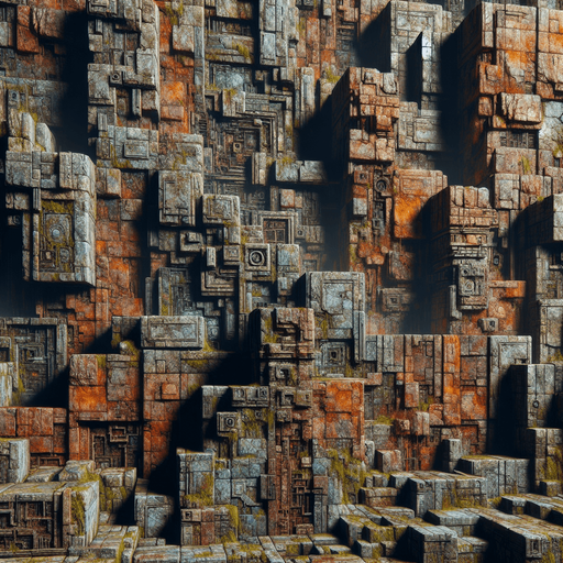 Les murs du labyrinthe sont massifs, faits de pierre vieillie et recouverts de lichens et de mousses qui ajoutent une touche d'humidité et d'abandon. Leur texture est rugueuse, avec des fissures profondes qui laissent deviner l’âge et l’histoire de ce lieu oublié.

    Couleur : La couleur des murs varie, mais elle est dominée par des tons sombres : gris foncé, marron, et parfois des touches d'ocre là où l'humidité a pris ses marques. Ils semblent presque absorbers la lumière de la torche du personnage, rendant l'atmosphère encore plus oppressante. De temps à autre, des éclats métalliques ou des traces de rouille peuvent se deviner sur les bords, suggérant des artefacts oubliés du passé.
 celui ci sera en brique rouge

Single Game Texture.  In-Game asset.  2d.  Blank background.  High contrast.  No shadows