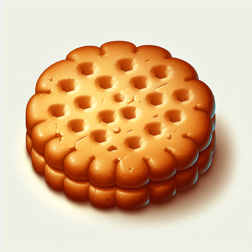 Biscuit Clicker: The Ultimate Indulgence!.
Single Game Texture. In-Game asset. 2d. Blank background. High contrast. No shadows.