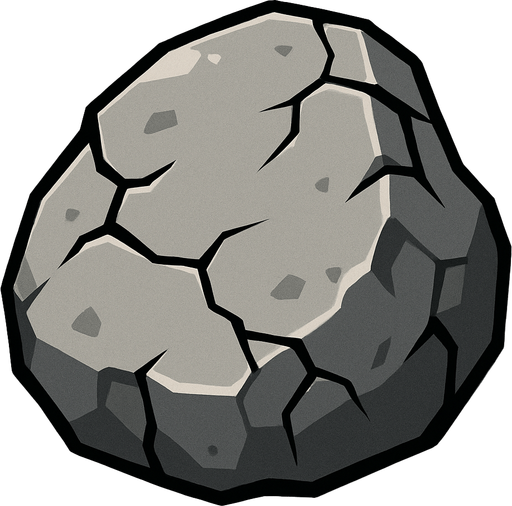 stone.
In-Game asset.  2d.  High contrast.  No shadows