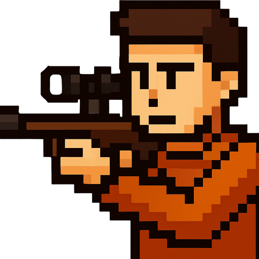 man with sniper