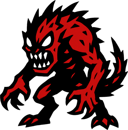 enemy.
In-Game asset.  2d.  High contrast.  No shadows