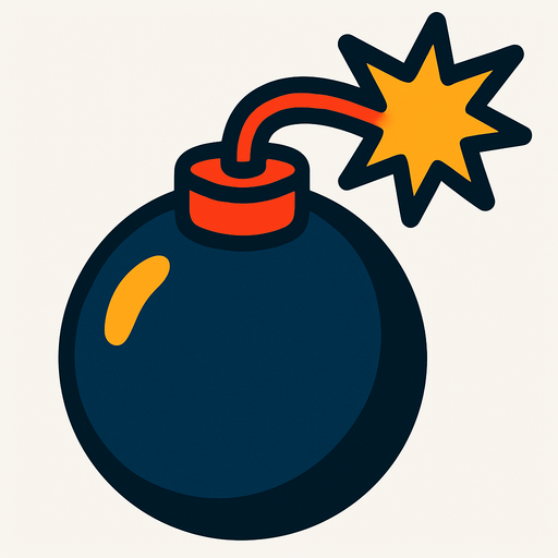 Bomba.
In-Game asset.  2d.  High contrast.  No shadows