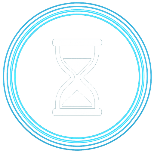 white hourglass icon