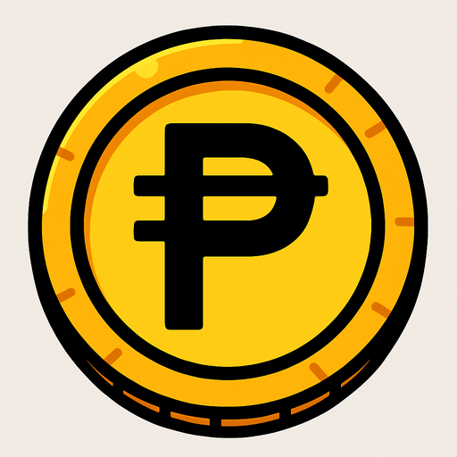 Que sea tipo una moneda que tenga el signo peso él medio.
In-Game asset.  2d.  High contrast.  No shadows