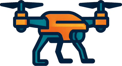 drone side view.
In-Game asset.  2d.  High contrast.  No shadows