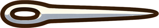 horizontal needle.
In-Game asset.  2d.  High contrast.  No shadows