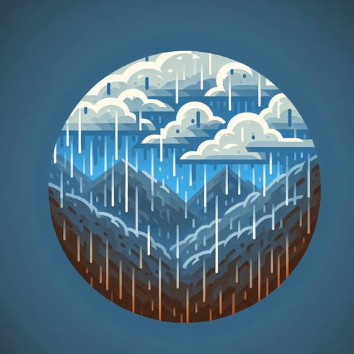 Rain.
Single Game Texture.  In-Game asset.  2d.  Blank background.  High contrast.  No shadows