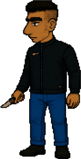 daha uzaktan çekilmiş bir halini yarat. karakterin kafasının üstü ve saçları, ayakları gözüküyor olsun