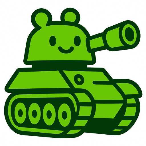 friend tank.
In-Game asset.  2d.  High contrast.  No shadows