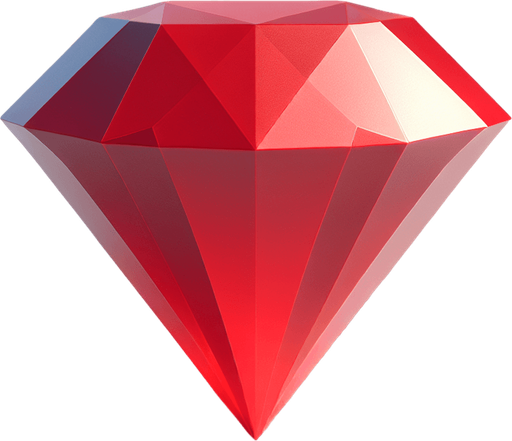 3d red diamond.
In-Game asset. 3d. Blank background. High contrast. No shadows.