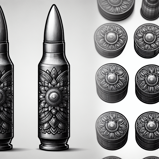 Bullet.
Single Game Texture. In-Game asset. 2d. Blank background. High contrast. No shadows.