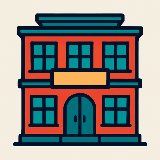 building.
In-Game asset.  2d.  High contrast.  No shadows