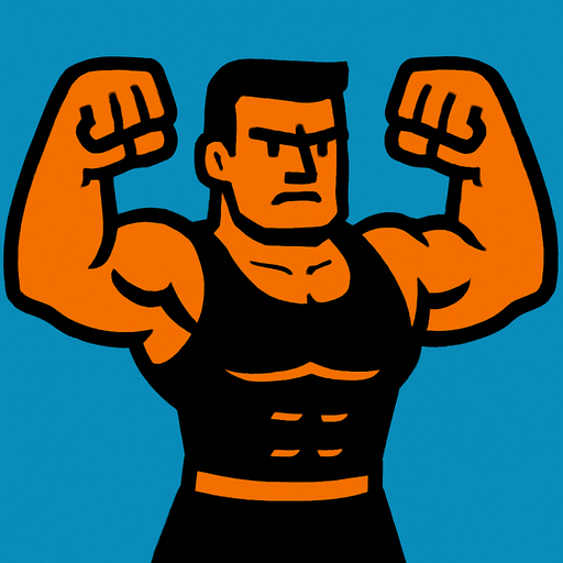 Stronge.
In-Game asset.  2d.  High contrast.  No shadows