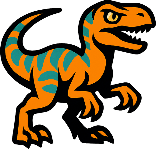 Raptor.
In-Game asset.  2d.  High contrast.  No shadows