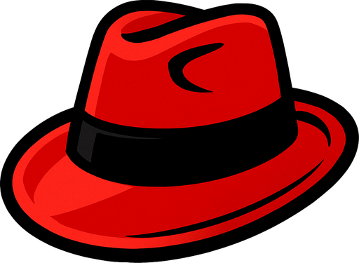 sombrero de mafioso de color rojo.
In-Game asset.  2d.  High contrast.  No shadows