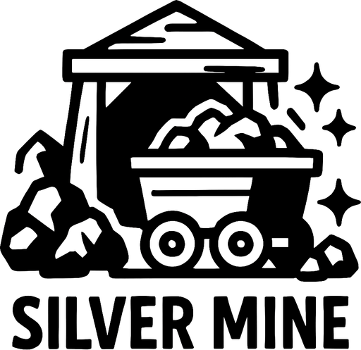 Silver madeni.
In-Game asset.  2d.  High contrast.  No shadows