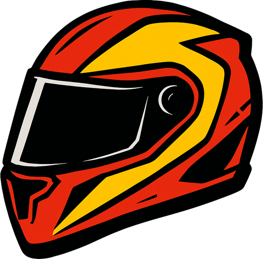biker helmet.
In-Game asset.  2d.  High contrast.  No shadows