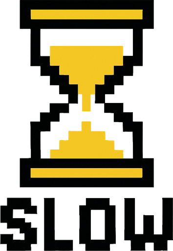 Slow timer pixel.
In-Game asset.  2d.  High contrast.  No shadows