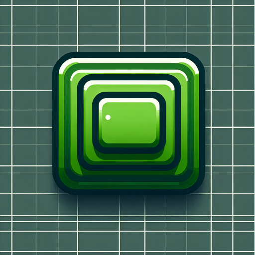 A rectangular green button.
Single Game Texture. In-Game asset. 2d. Blank background. High contrast. No shadows.