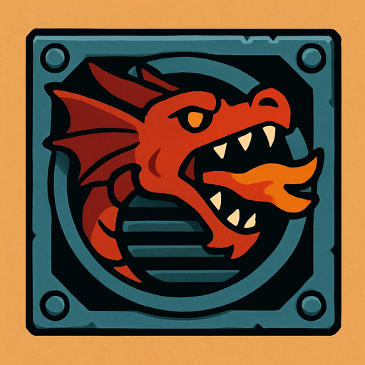 Dragon vent.
In-Game asset.  2d.  High contrast.  No shadows