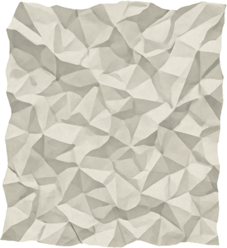 crumpled white paper.
In-Game asset.  2d